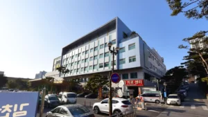 김천제일병원장례식장 입구 전경