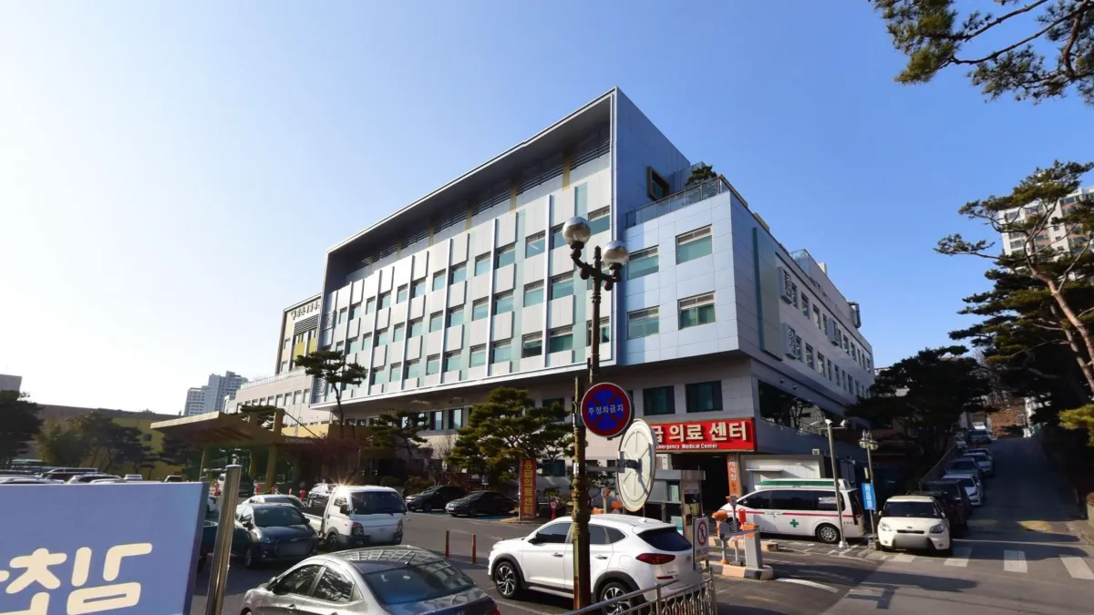 김천제일병원장례식장 입구 전경