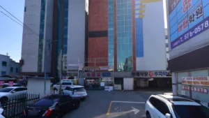 광주일곡병원장례식장 입구 전경