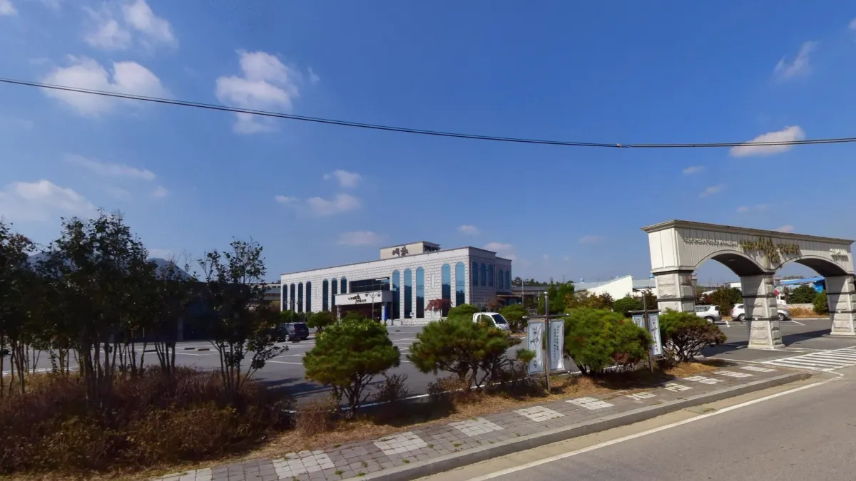 나주애향장례식장 입구 전경