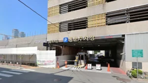 경북대학교병원장례식장 입구 전경