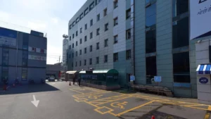 경산세명병원장례식장 입구 전경