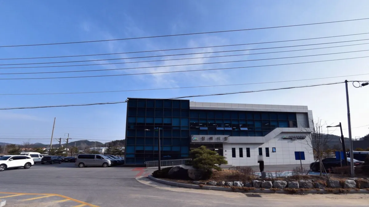 봉화군산림조합장례식장 입구 전경