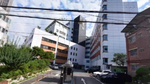 구병원장례식장 입구 전경