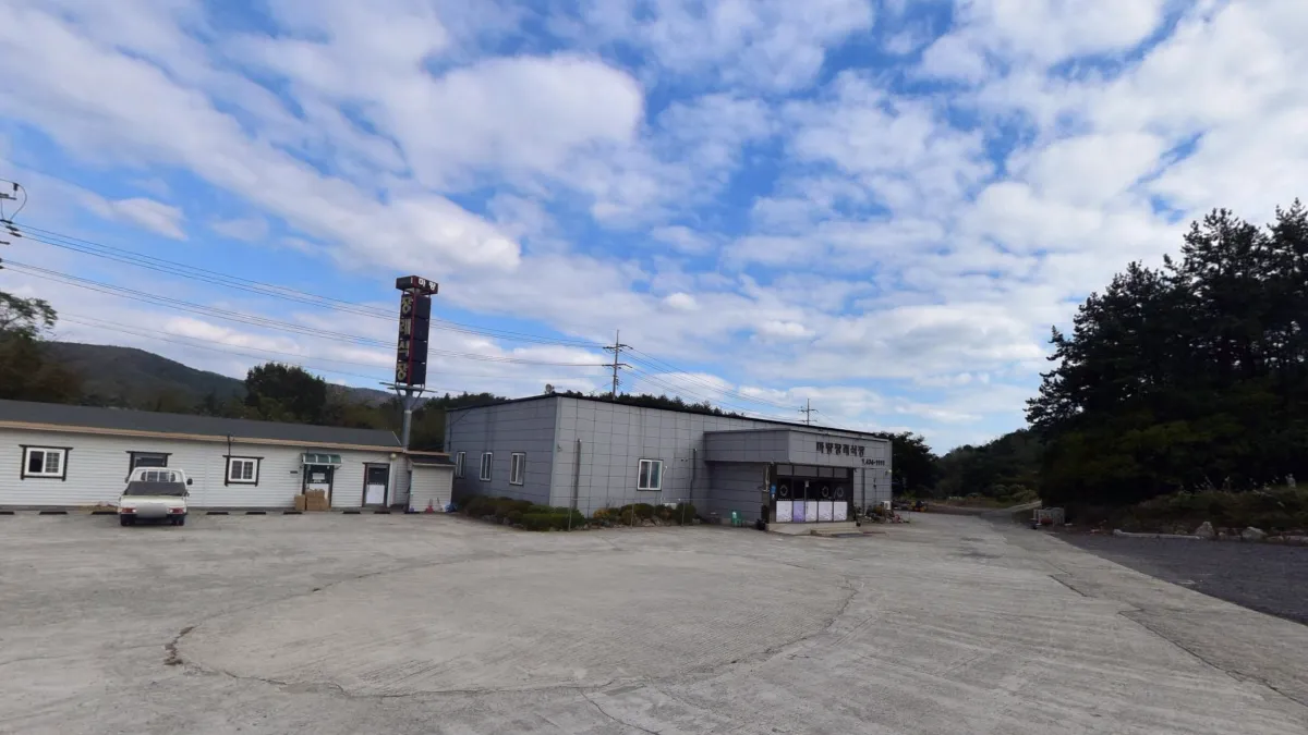 마량장례식장 입구 전경