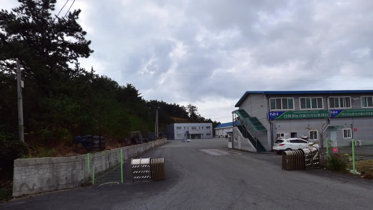 북신안농협장례식장 입구 전경