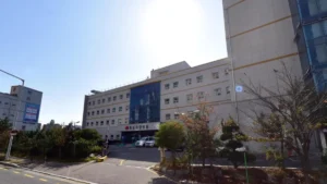 목포효성병원장례식장 입구 전경