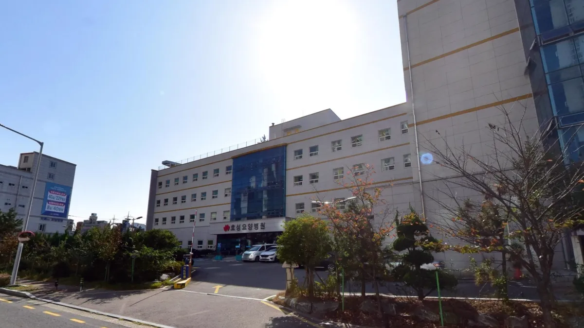 목포효성병원장례식장 입구 전경