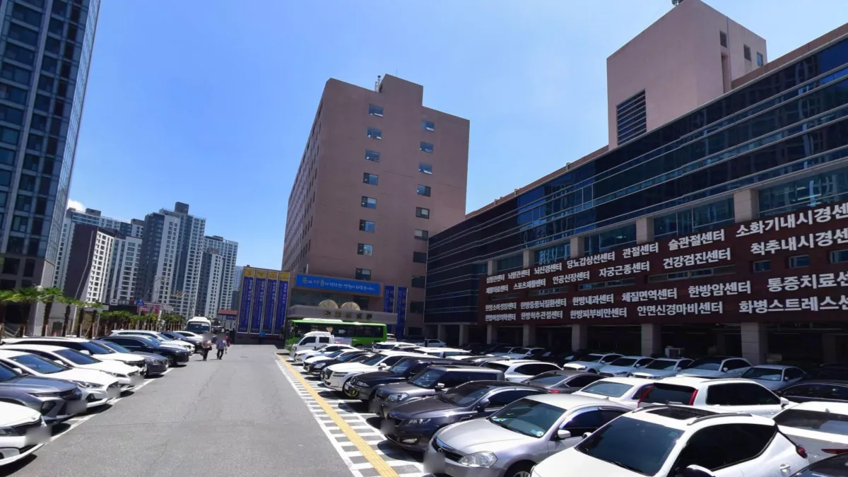 동의의료원장례식장 입구 전경