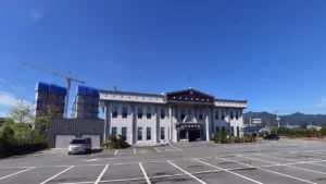 섬진장례식장 입구 전경