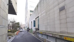 건국대학교병원장례식장 입구 전경