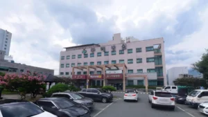 구례병원장례식장 입구 전경