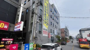 영주자인병원장례식장 입구 전경