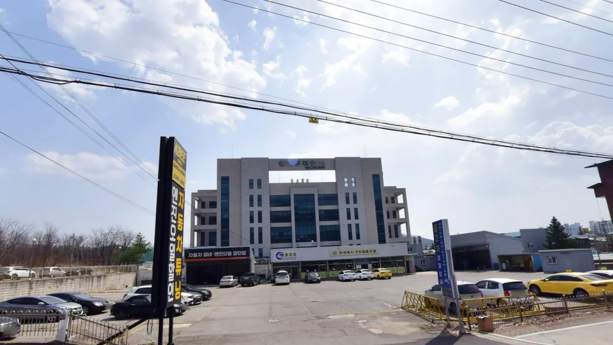 남구미요양병원장례식장 입구 전경