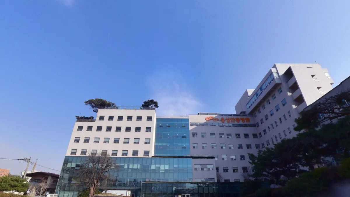 용상안동병원장례식장 입구 전경