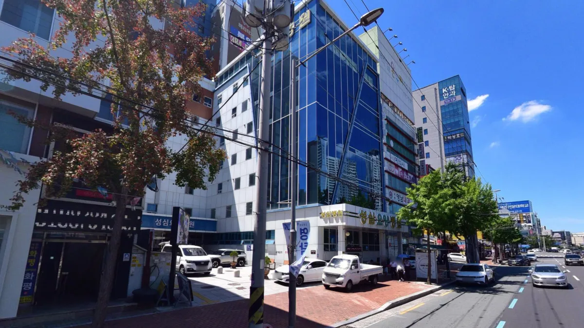 성심요양병원장례식장 입구 전경