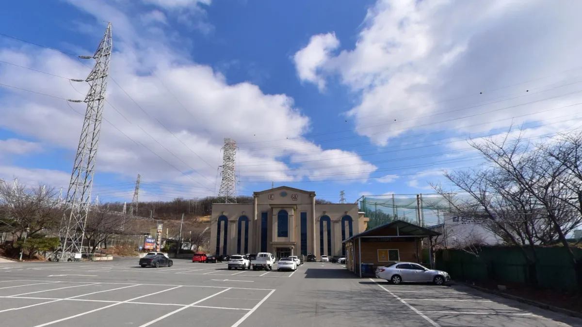 태찬장례식장 입구 전경