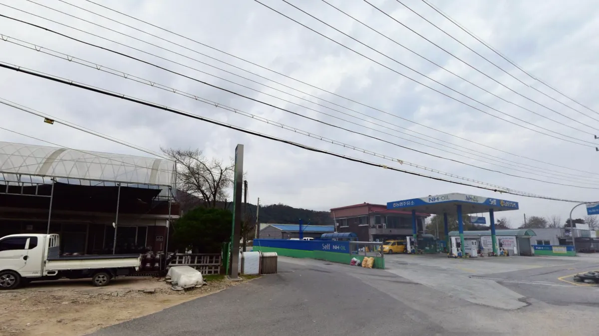 영북농협장례식장 입구 전경