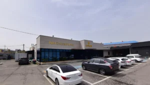 군위농협장례식장 입구 전경