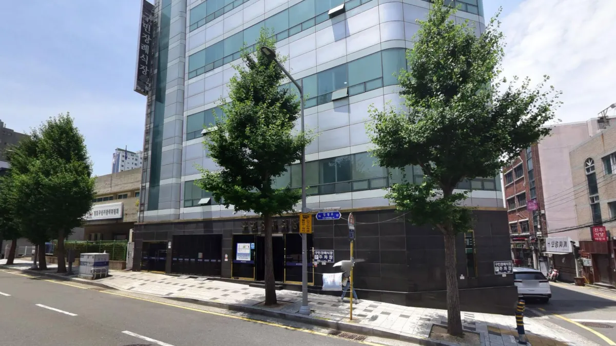 구민장례식장 입구 전경