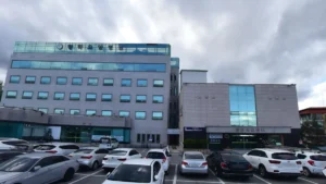 청하요양병원장례식장 입구 전경