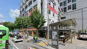 우신장례식장 입구 전경