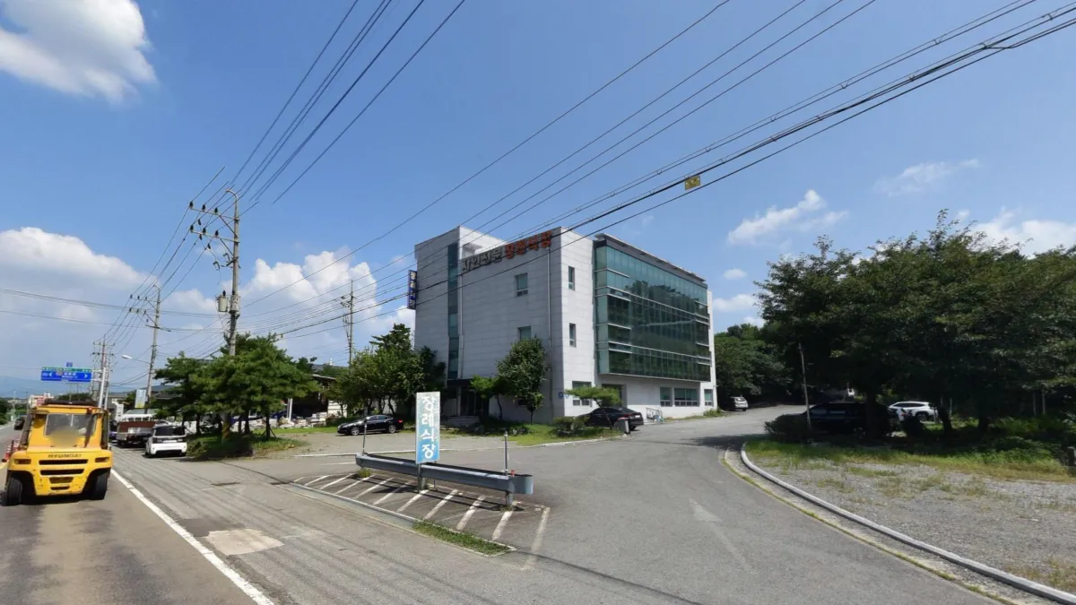 자인전문장례식장 입구 전경