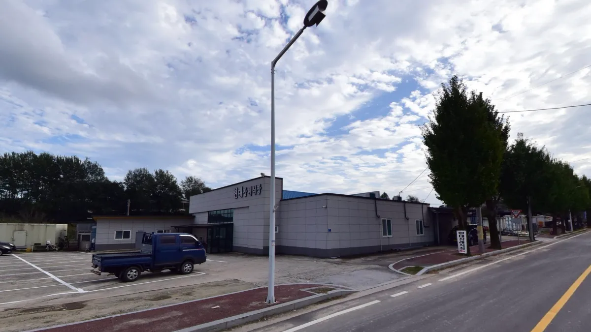 영주현대장례식장 입구 전경