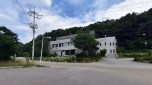 홍천군장례식장 입구 전경