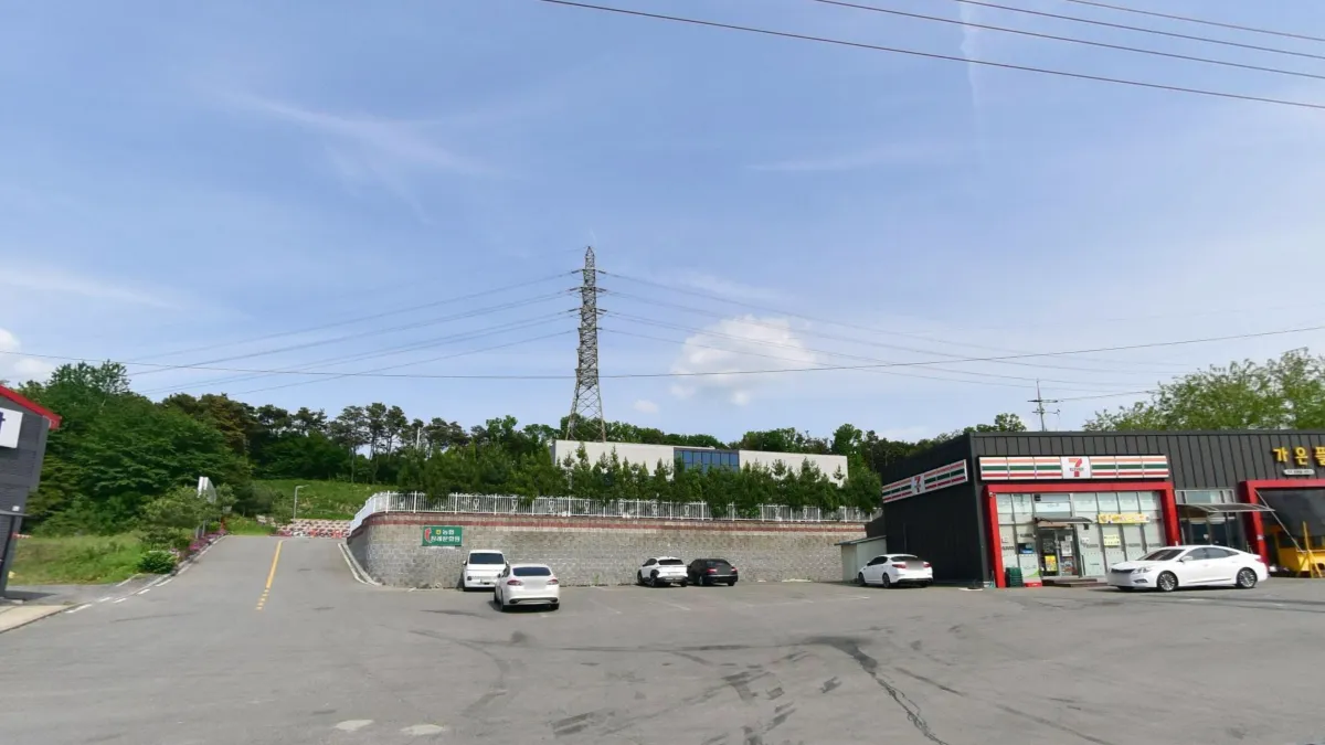 진천군농협장례문화원 입구 전경