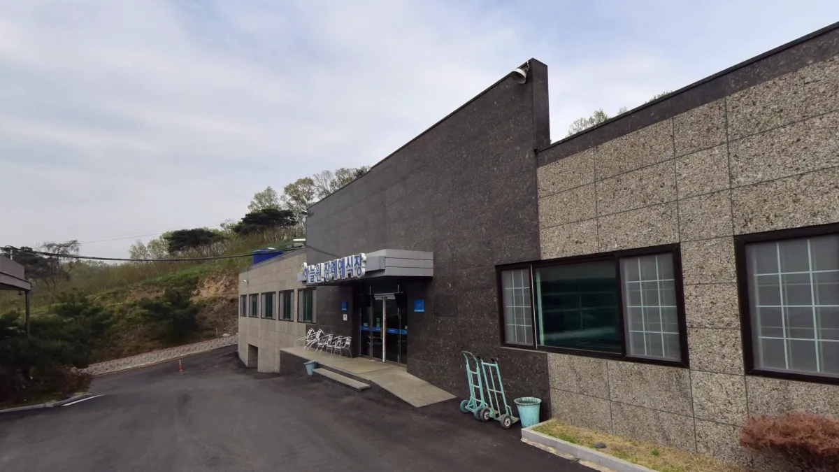 원주하늘원장례식장 입구 전경