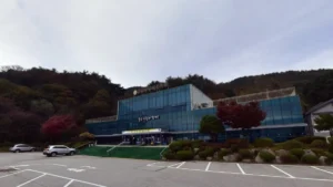 금강산장례문화원 입구 전경