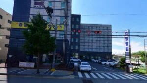 증평휴장례식장 입구 전경